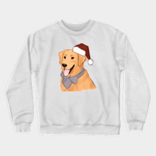 Cute Golden Retriever Drawing Crewneck Sweatshirt